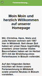 Mobile Screenshot of ferienwohnung-hansen.com